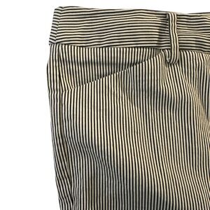 Talbots Hampshire Curvy Blue & White Striped Pants – Size 14 | Ankle Length